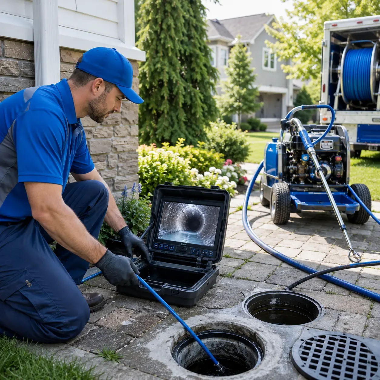 Outdoor drain cleaning professionals serving New Market, MD